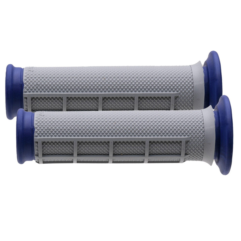 HANDLEBAR GRIP ATV DUAL COMPOUND GREY/BLUE